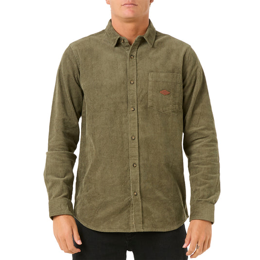 Rip Curl Classic Surf Cord Long Sleeve Button-Up Shirt