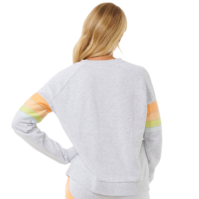 Load image into Gallery viewer, Rip Curl Women&#39;s High Tide Surf Raglan Crew Sweatshirt
