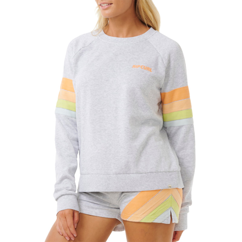 Load image into Gallery viewer, Rip Curl Women&#39;s High Tide Surf Raglan Crew Sweatshirt
