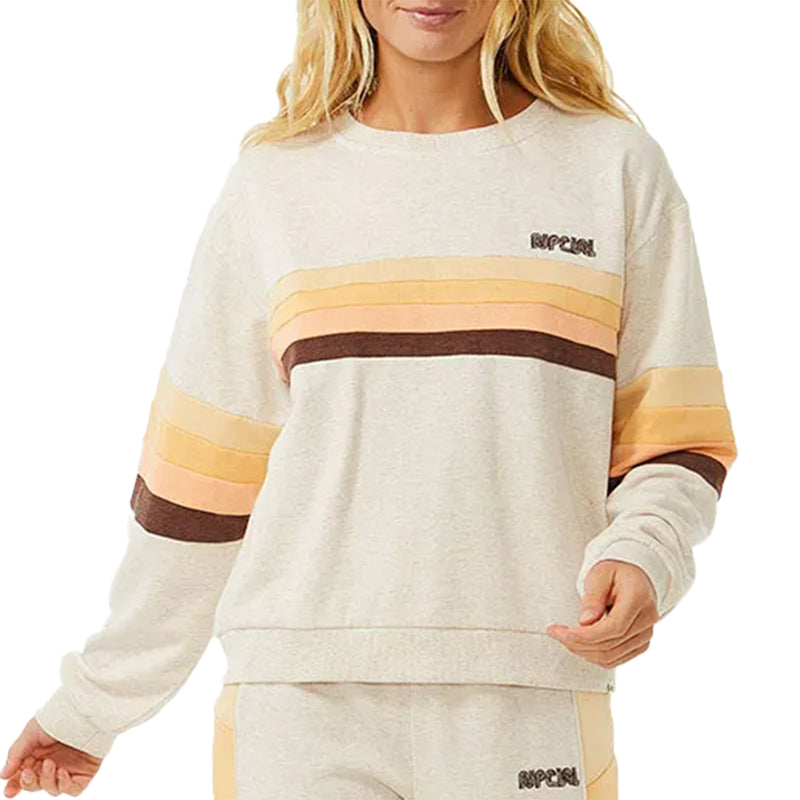 Load image into Gallery viewer, Rip Curl Women&#39;s Surf Revival Panelled Crew Sweatshirt
