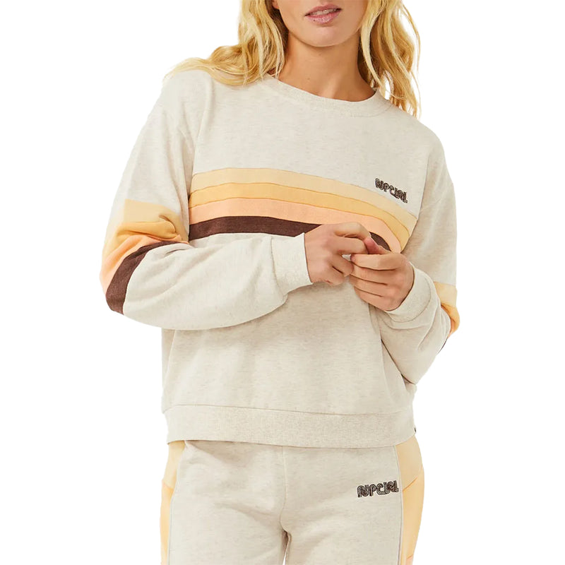 Load image into Gallery viewer, Rip Curl Women&#39;s Surf Revival Panelled Crew Sweatshirt
