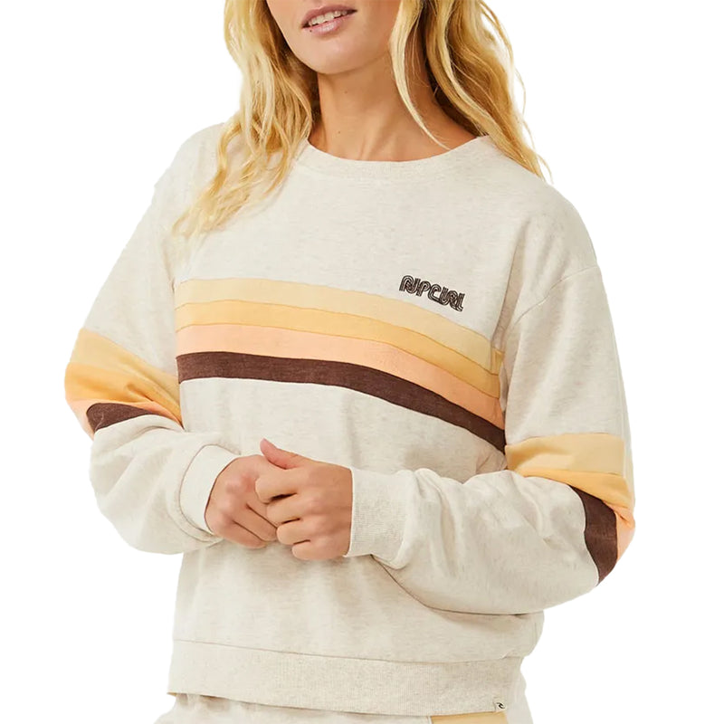 Load image into Gallery viewer, Rip Curl Women&#39;s Surf Revival Panelled Crew Sweatshirt
