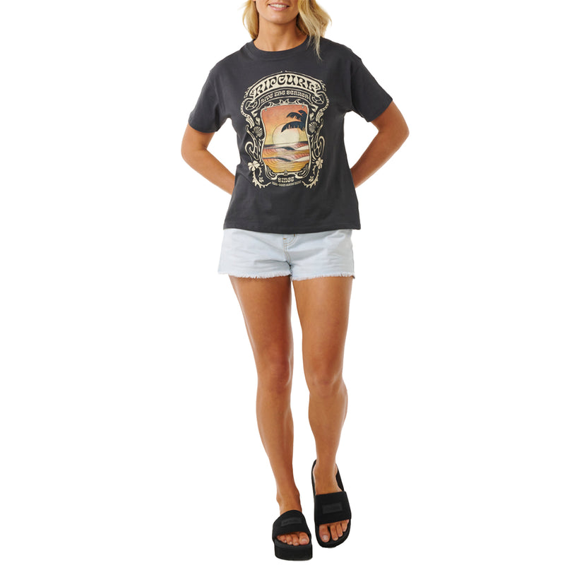 Load image into Gallery viewer, Rip Curl Women&#39;s Sea Shells Relaxed T-Shirt
