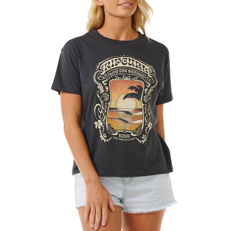 Load image into Gallery viewer, Rip Curl Women&#39;s Sea Shells Relaxed T-Shirt
