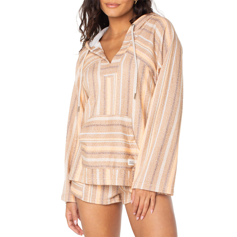 Load image into Gallery viewer, Roxy Women&#39;s Wild and Free Poncho Pullover Hoodie
