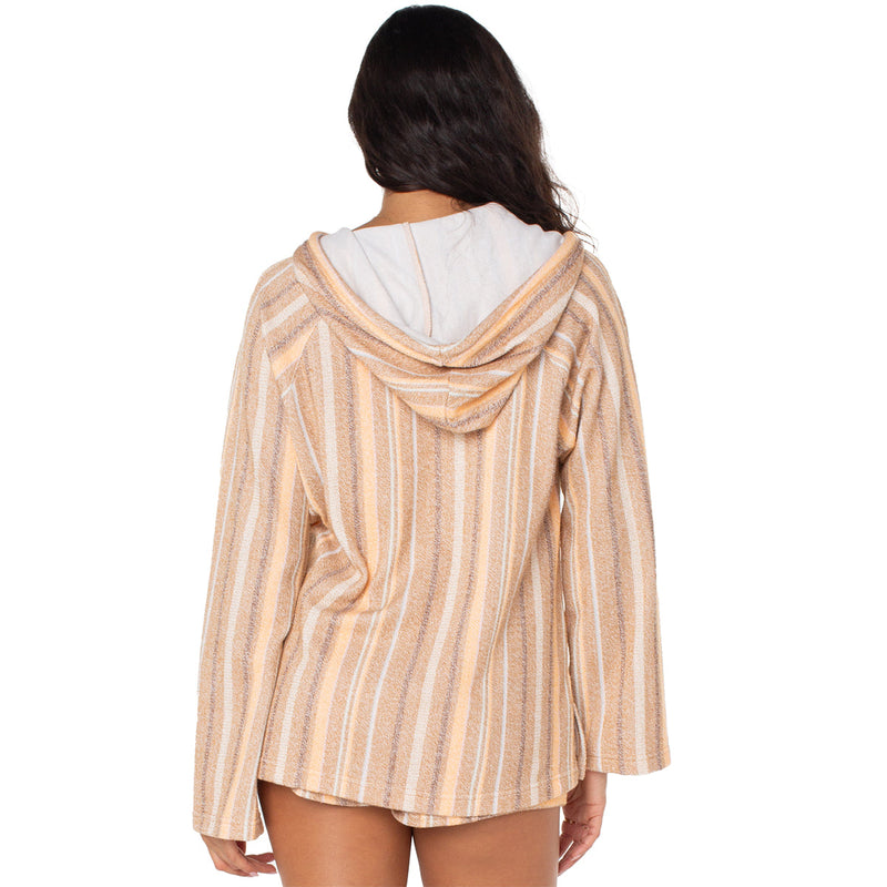 Load image into Gallery viewer, Roxy Women&#39;s Wild and Free Poncho Pullover Hoodie
