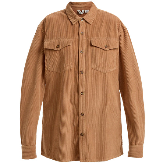 Roxy Let It Go Corduroy Long Sleeve Button-Up Shirt