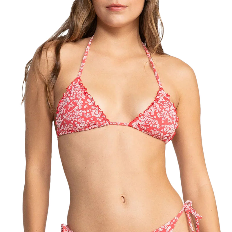 Load image into Gallery viewer, Roxy Women&#39;s Margarita Tiki Triangle Bikini Top
