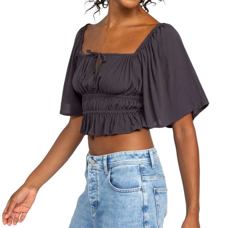 Load image into Gallery viewer, Roxy Women&#39;s Dawn Winds Crop Top
