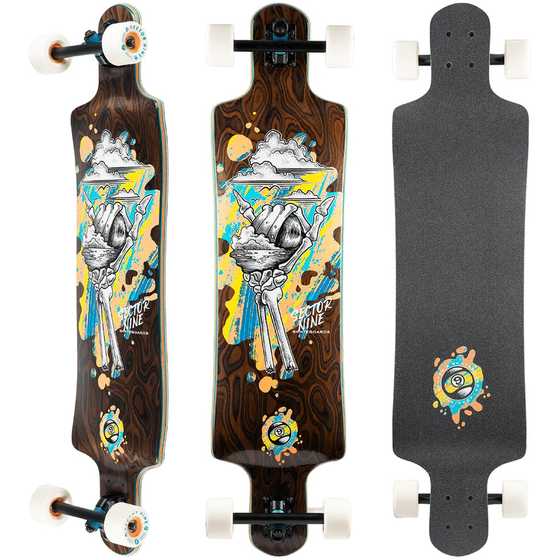 Load image into Gallery viewer, Sector 9 Fault Line Curl 39.5&quot; Longboard Complete
