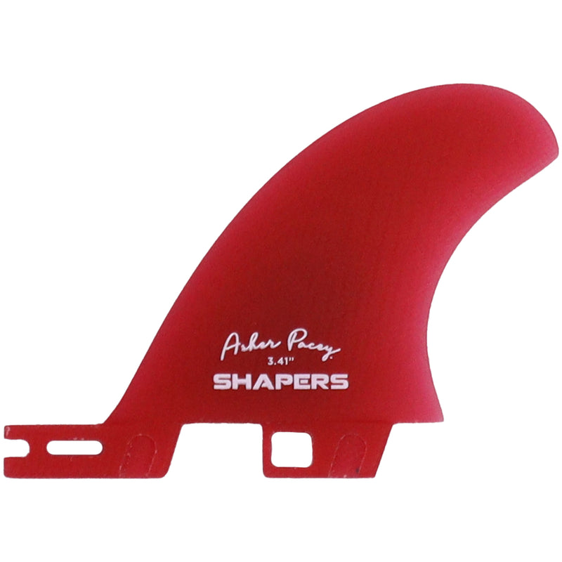 Load image into Gallery viewer, Shapers Asher Pacey FCS II Compatible Twin + 1 Fin Set - 5.59&quot;
