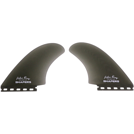 Shapers Asher Pacey Futures Compatible Twin Keel Fin Set - 5.40"