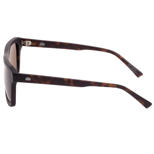 Sito GT Polarized Sunglasses - Matte Chestnut Tortoise/Brown