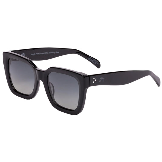 Sito Harlow Polarized Sunglasses - Black/Grey