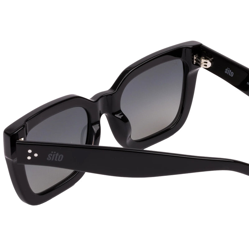 Load image into Gallery viewer, Sito Harlow Polarized Sunglasses - Black/Grey
