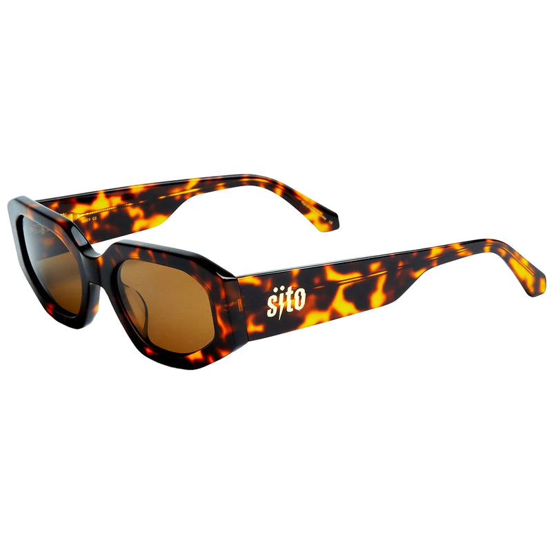 Load image into Gallery viewer, Sito Juicy Polarized Sunglasses - Honey Tortoise/Brown
