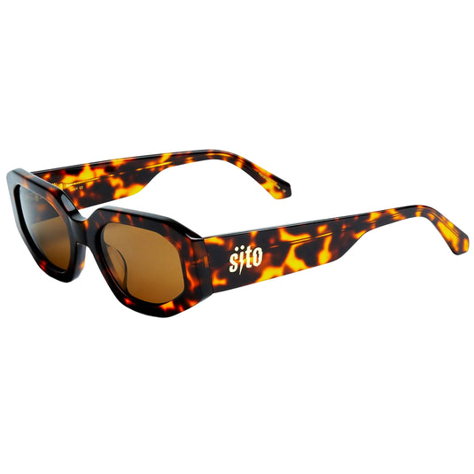 Sito Juicy Polarized Sunglasses - Honey Tortoise/Brown