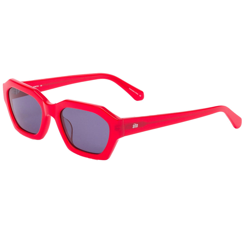 Load image into Gallery viewer, Sito Kinetic Polarized Sunglasses - Cherry Red/Iron Grey
