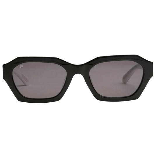 Sito Kinetic Polarized Sunglasses - Black White/Iron Grey