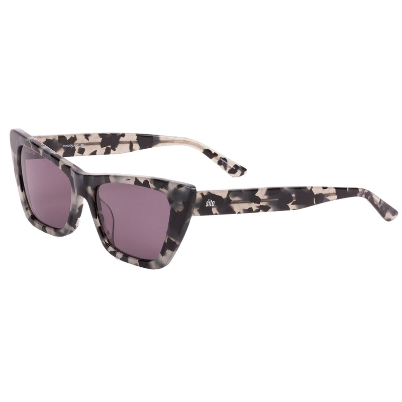 Load image into Gallery viewer, Sito Women&#39;s Wonderland Polarized Sunglasses - Black Tortoise/Iron Grey
