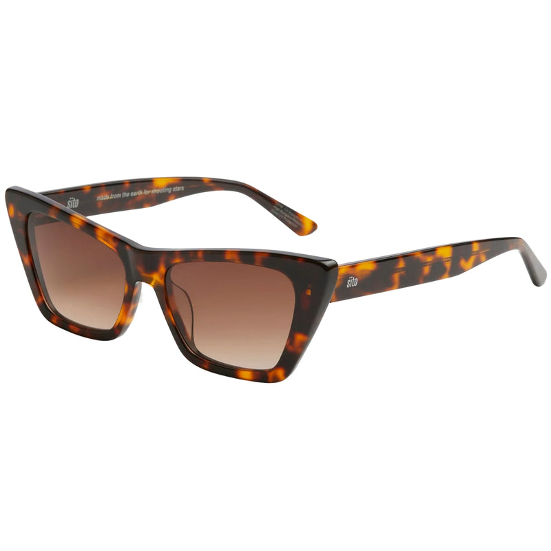 Load image into Gallery viewer, Sito Women&#39;s Wonderland Polarized Sunglasses - Honey Tort/Brown
