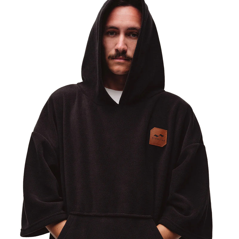 Load image into Gallery viewer, Slowtide Everyday Chilling Fleece Hooded Changing Poncho
