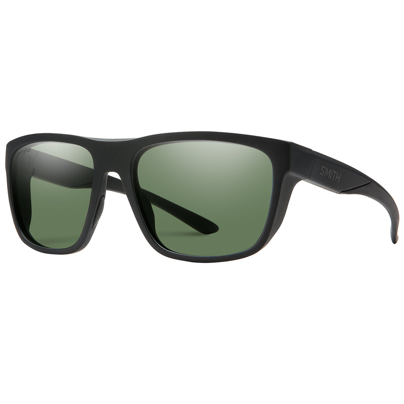 Load image into Gallery viewer, Smith Barra Polarized Sunglasses - Matte Black/ChromaPop Gray Green
