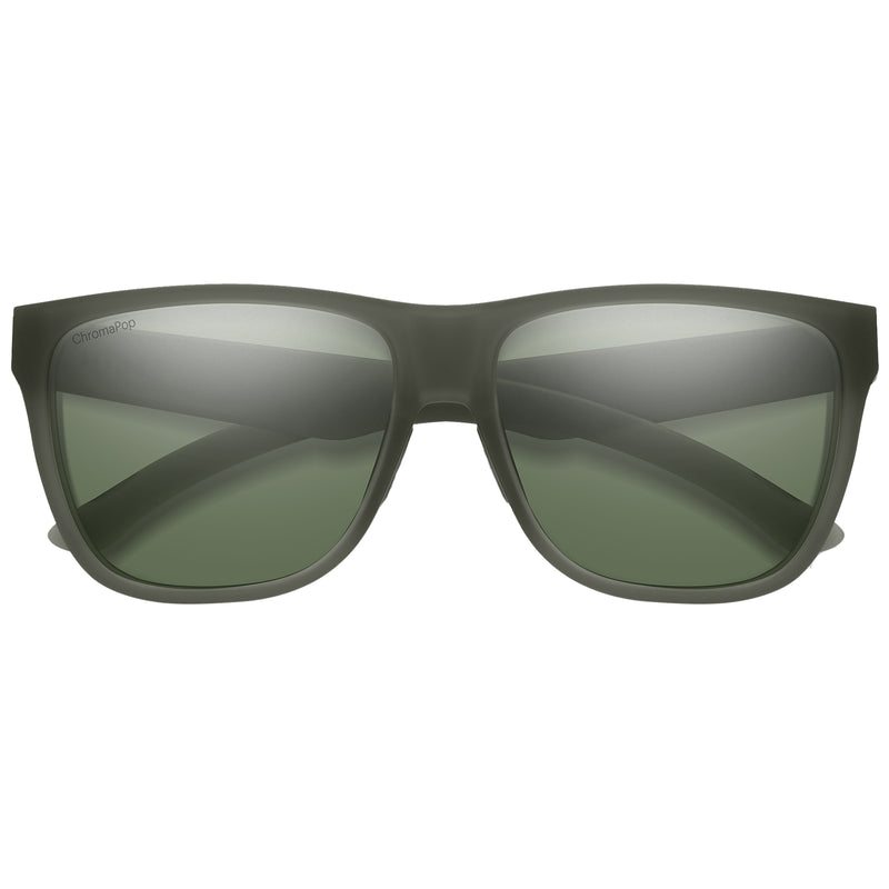 Load image into Gallery viewer, Smith Lowdown XL 2 Polarized Sunglasses - Matte Moss Crystal/ChromaPop Gray Green
