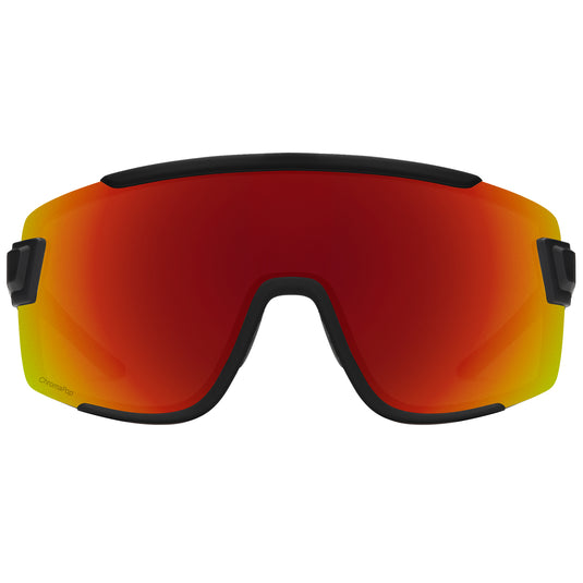 Smith Wildcat Sunglasses - Matte Black/ChromaPop Red Mirror