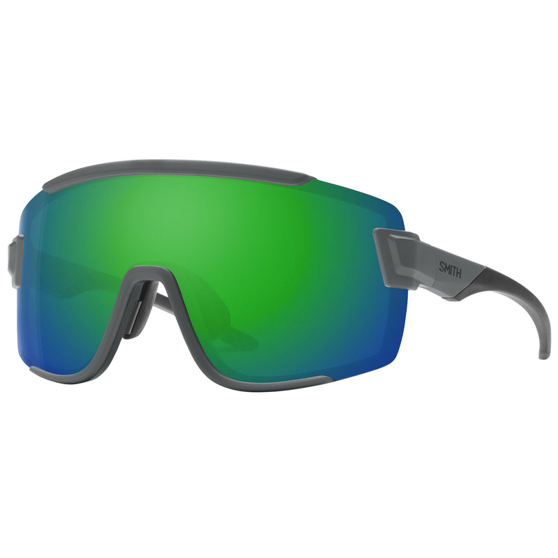 Load image into Gallery viewer, Smith Wildcat Sunglasses - Matte Cement/ChromaPop Green Mirror
