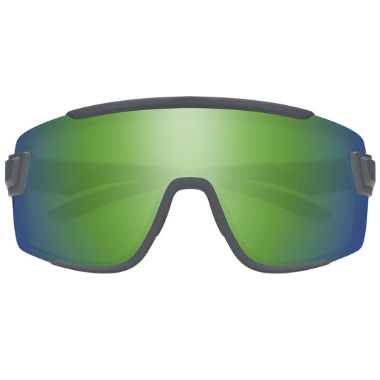 Smith Wildcat Sunglasses - Matte Cement/ChromaPop Green Mirror