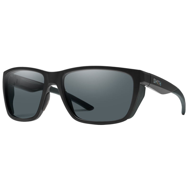 Load image into Gallery viewer, Smith Longfin Elite Polarized Sunglasses - Matte Black/Gray
