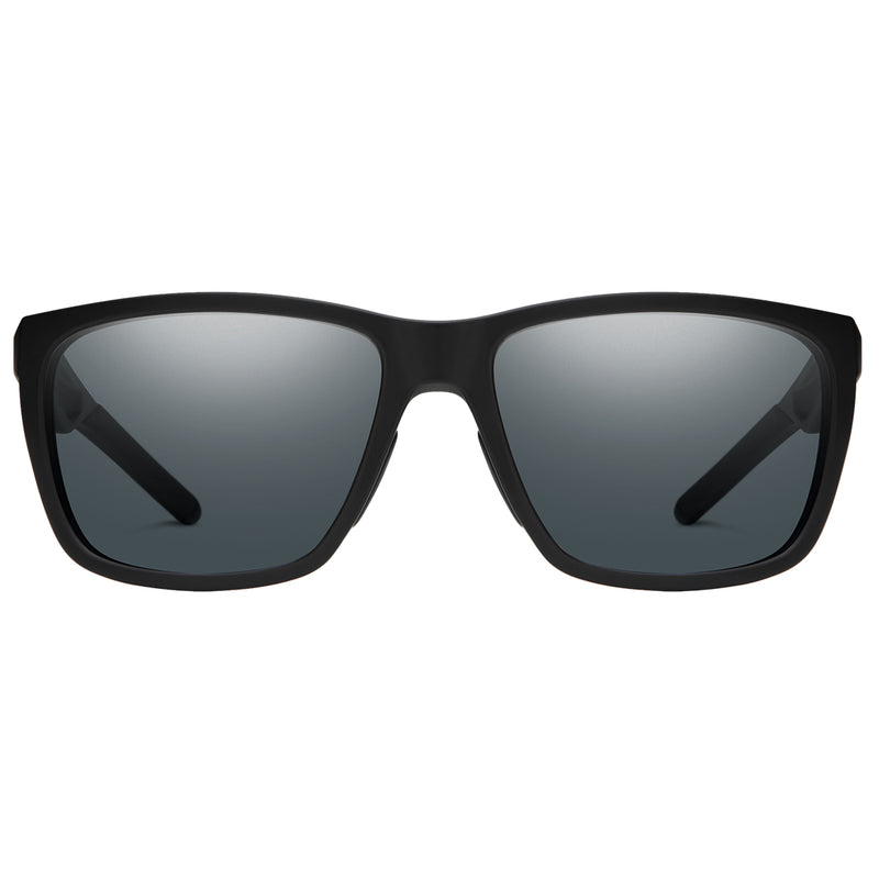 Load image into Gallery viewer, Smith Longfin Elite Polarized Sunglasses - Matte Black/Gray
