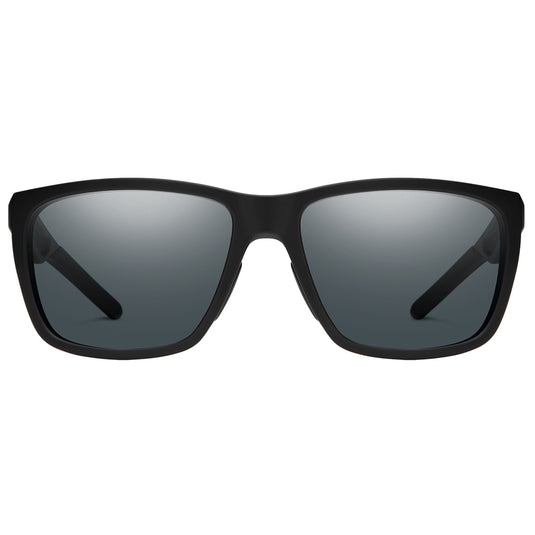 Smith Longfin Elite Polarized Sunglasses - Matte Black/Gray