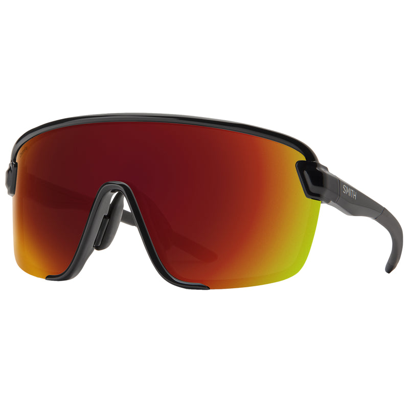 Load image into Gallery viewer, Smith Women&#39;s Bobcat Sunglasses - Black/ChromaPop Red Mirror
