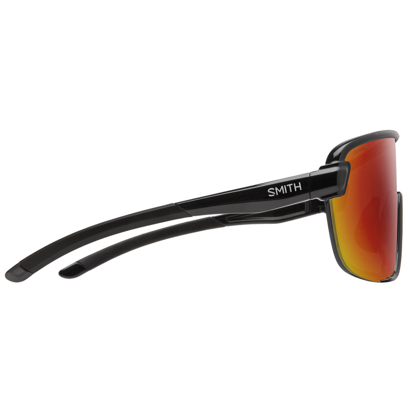 Load image into Gallery viewer, Smith Women&#39;s Bobcat Sunglasses - Black/ChromaPop Red Mirror
