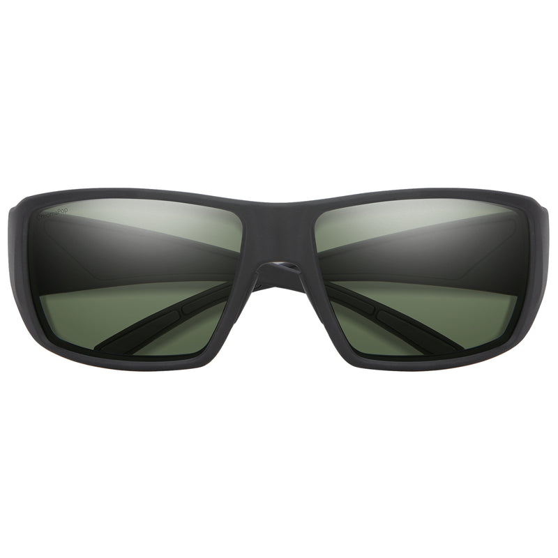 Load image into Gallery viewer, Smith Guide&#39;s Choice Polarized Sunglasses - Matte Black/ChromaPop Gray Green
