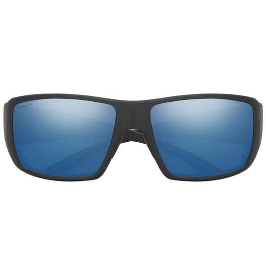 Smith Guide's Choice Polarized Sunglasses - Matte Black/ChromaPop Blue Mirror