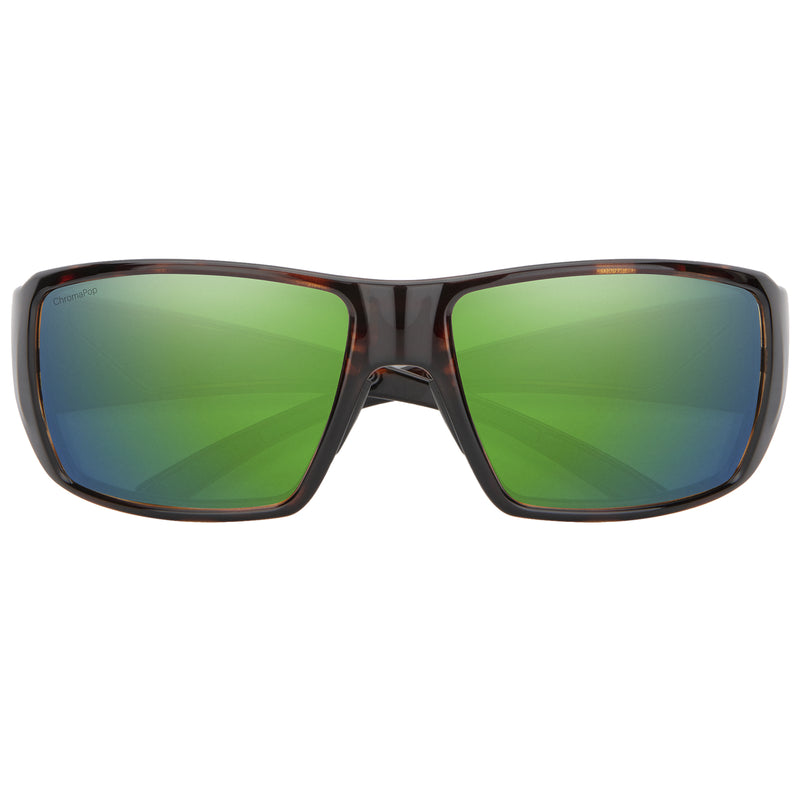 Load image into Gallery viewer, Smith Guide&#39;s Choice Polarized Sunglasses - Tortoise/ChromaPop Green Mirror
