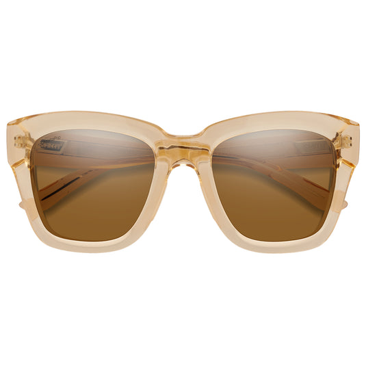 Smith Sway Polarized Sunglasses - Champagne Crystal/ChromaPop Brown