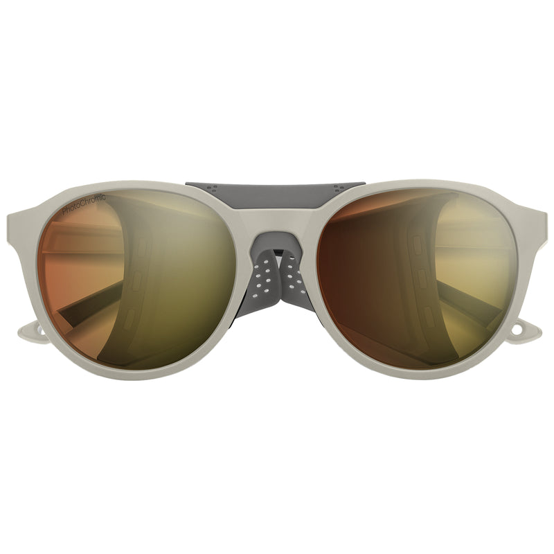 Load image into Gallery viewer, Smith Venture Sunglasses - Matte Bone/ChromaPop Glacier Photochromic Gold Mirror
