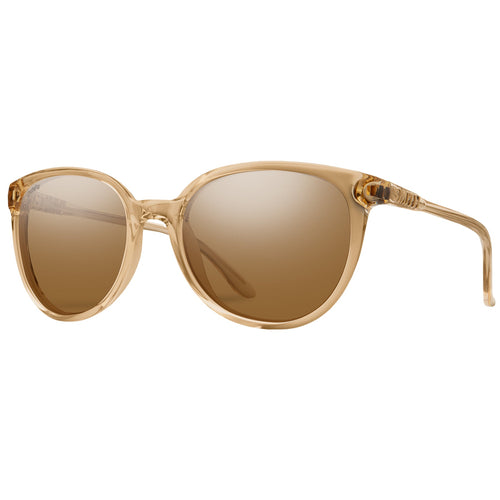 Smith Women's Cheetah Polarized Sunglasses - Champagne Crystal/ChromaPop Brown
