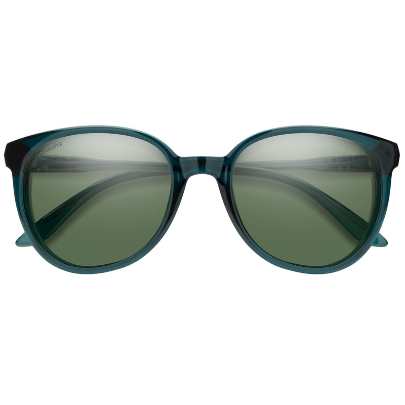 Load image into Gallery viewer, Smith Cheetah Polarized Sunglasses - Pacific Crystal/ChromaPop Gray Green
