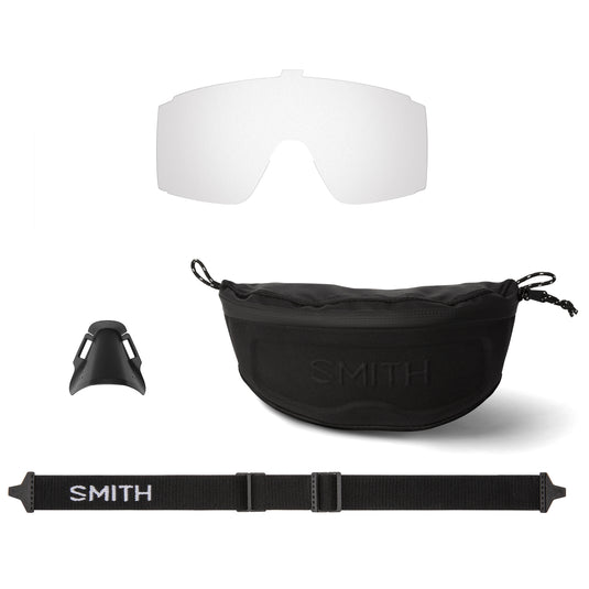 Smith Pursuit Sunglasses - Matte Slate/ChromaPop Glacier Photochromic Copper Red Mirror