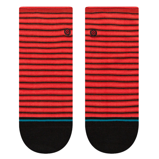 Stance Women's Red Fade Quarter Socks