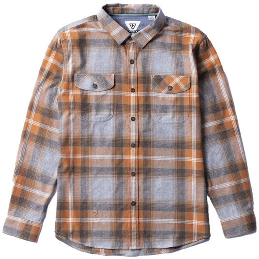 Vissla Central Coast Eco Long Sleeve Button-Up Flannel Shirt