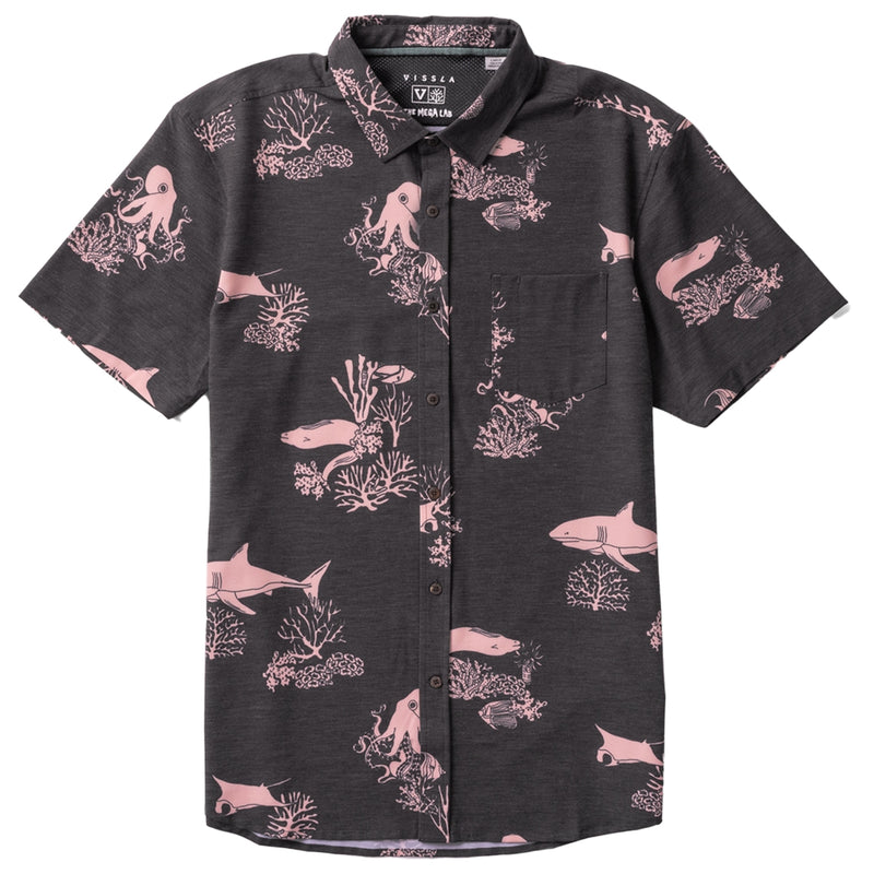 Load image into Gallery viewer, Vissla Mega Lab Hybrid Eco Short Sleeve Button-Up Shirt
