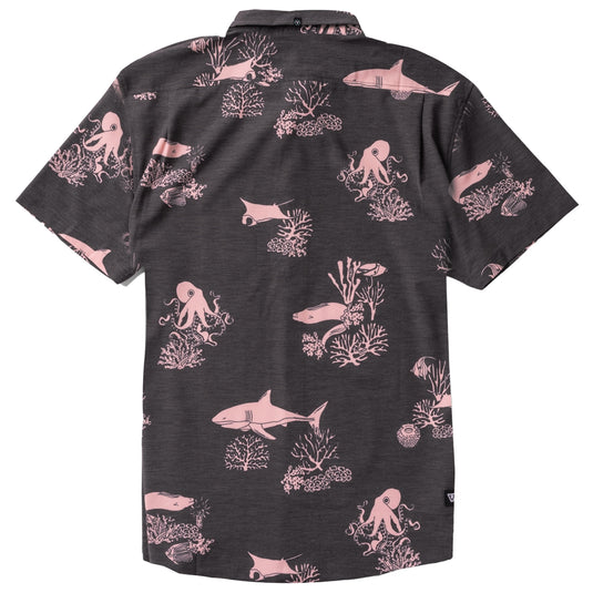 Vissla Mega Lab Hybrid Eco Short Sleeve Button-Up Shirt