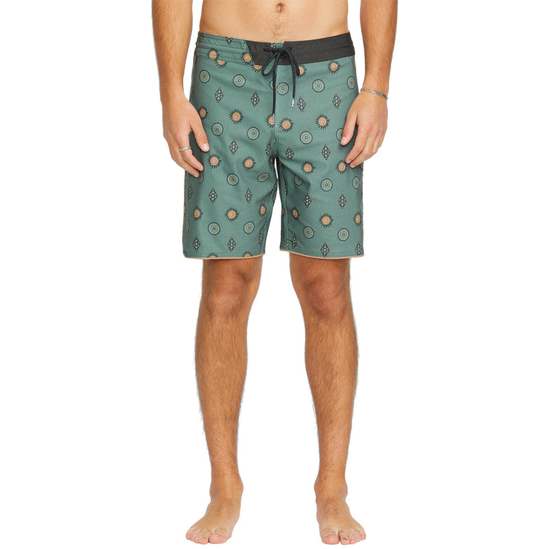 Load image into Gallery viewer, Volcom Mister Fib Scallop Stoney Trunks 19&quot; Boardshorts
