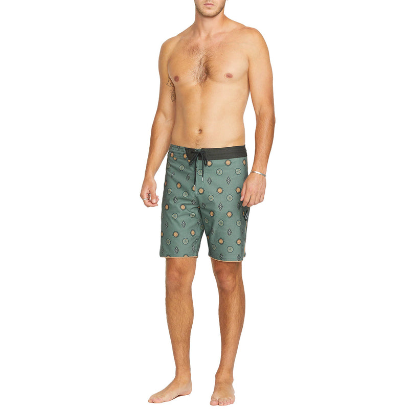 Load image into Gallery viewer, Volcom Mister Fib Scallop Stoney Trunks 19&quot; Boardshorts

